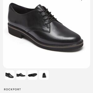 Rockport Women’s Black Leather Oxford Shoes - Brand New - US 8